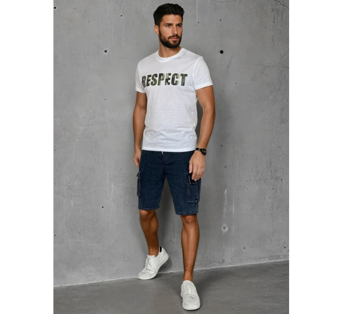 Pánské tričko s potiskem bílé Dstreet model 21988504 - FashionStreet