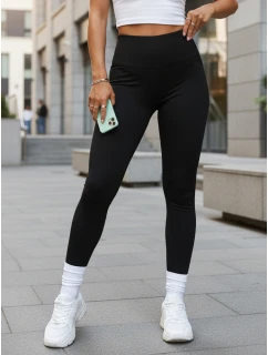 Dámske športové legíny čierne FashionStreet UY2846