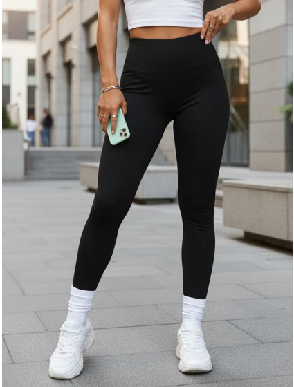 Dámske športové legíny čierne FashionStreet UY2846