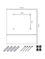 POŠTOVÁ SCHRÁNKA 37X37X10,5CM 1067544 SASKA GARDEN
