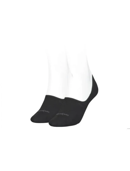 Dámske ponožky W Footie Mid Cut 2P 701218771 001 - Calvin Klein