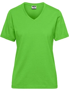JN Dámské pracovní tričko z bio bavlny Solid 02. lime green model 22532073 - Daiber