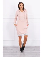 Brooklyn šaty tmavo púdrovo ružové Brooklyn šaty tmavo púdrovo ružové