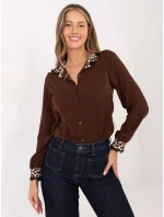 MI košeľa KS 4225.35 hnedá