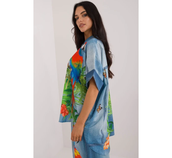 Košeľa s krátkym rukávom model 198371 Taliansko Moda