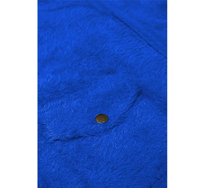 Krátka vlnená bunda z alpaky v chrpovej farbe (553)