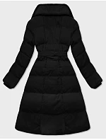 Dámsky zimný kabát s kožušinovým golierom J Style Black (16M9168-392A) Dámsky zimný kabát s kožušinovým golierom J Style Black (16M9168-392A)