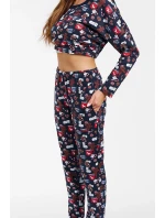 Talianska móda Cookies long r. long sp. farba:print/blue Talianska móda Cookies long r. long sp. farba:print/blue