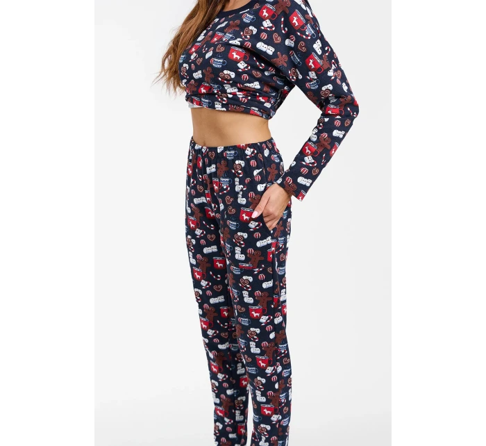 Talianska móda Cookies long r. long sp. farba:print/blue Talianska móda Cookies long r. long sp. farba:print/blue