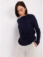 Sweter AT SW model 19040895 granatowy - FPrice