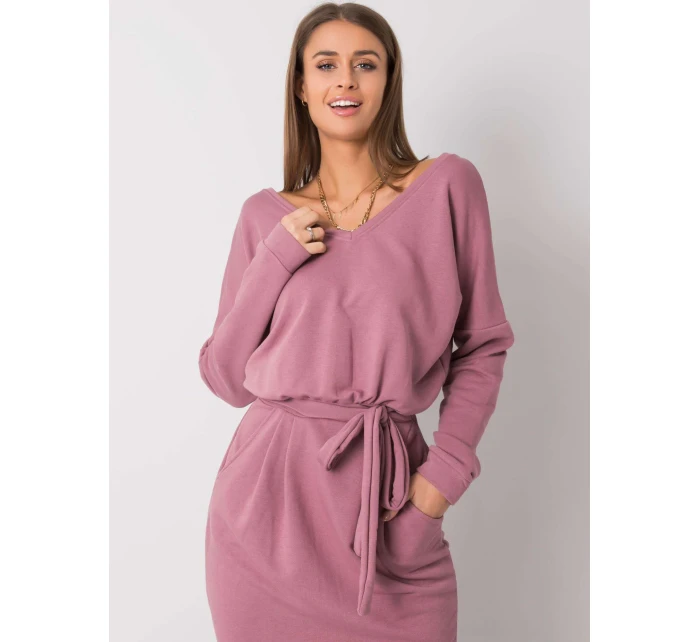 Šaty RV SK 6037.18X tmavo ružová