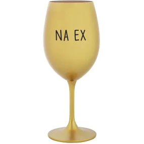 NA EX - zlatý pohár na víno 350 ml NA EX - zlatý pohár na víno 350 ml