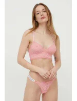 Dámske tangá HIGH LEG THONG UW0UW05160 TIC Pink - Tommy Hilfiger