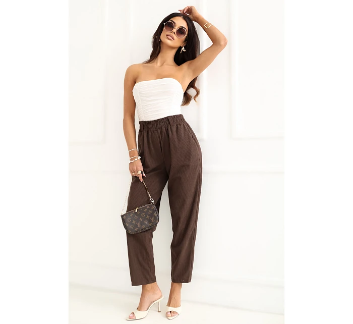 Šnúrové nohavice model 226966 Rue Paris