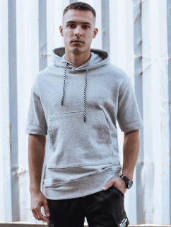 Pánská světle šedá mikina Dstreet model 21975468 - FashionStreet