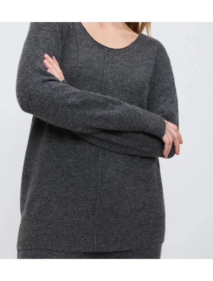 Amourette Cozy Top - DARK GREY MELANGE - TRIUMPH DARK GREY MELANGE - TRIUMPH