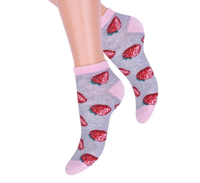 Dámske členkové ponožky Steven art.114