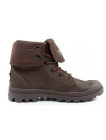 Pánska športová obuv Palladium Baggy Coated členkové tenisky fashion dark brown