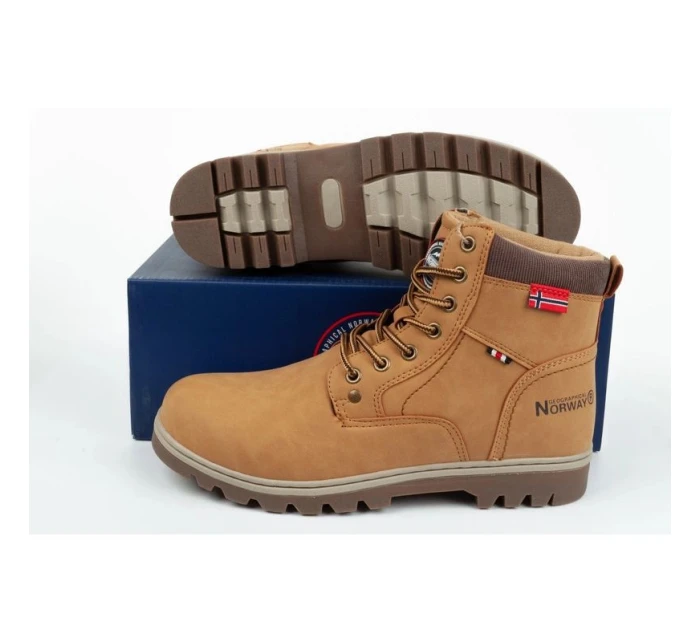 Geografické Nórsko pánska obuv M WALK-GN CAMEL