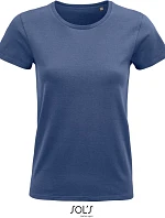 SOL'S Pioneer Women Dámske tričko z bio bavlny 25.3579 denim