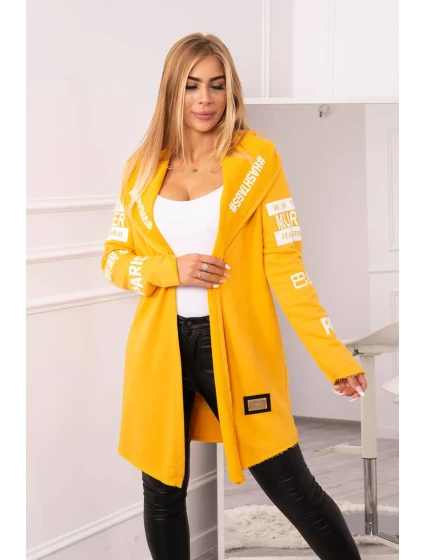 Plášť s model 18745350 nápisem - K-Fashion