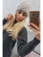 Čepice model 21798539 světle šedá - K-Fashion