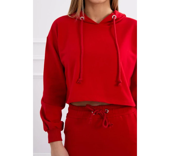 Souprava halenky a sukně červená Souprava halenky a sukně červená