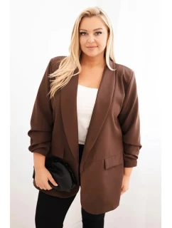 Dámská model 21486141 Plus Size hnědá - K-Fashion