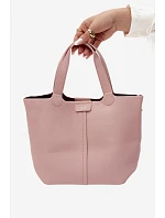 Růžová taška z imitace kůže model 22220923 - Flora&Co