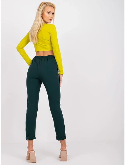 DHJ kalhoty SP model 17185950 tmavě zelená - FPrice