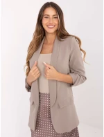 Marynarka IT MA model 21480431 ciemny bezowy - FPrice Marynarka IT MA model 21480431 ciemny bezowy - FPrice