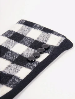 Dámské rukavice model 20743008 Černá s bílou - Yoclub