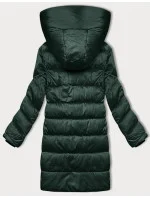 Zimowa pikowana kurtka damska ciemny zielony model 21248151 - S'WEST