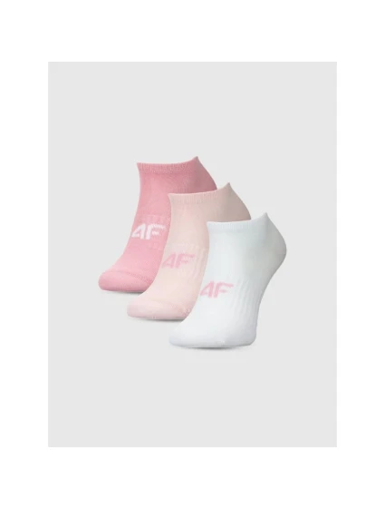 Dievčenské voľnočasové členkové ponožky (SET 3) 4F 4FJWMM00USOCF496-93S Dievčenské voľnočasové členkové ponožky (SET 3) 4F 4FJWMM00USOCF496-93S