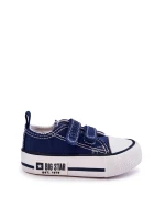 Dětské látkové tenisky se suchým zipem BIG STAR model 21594920 Námořnická modrá - Big Star Shoes