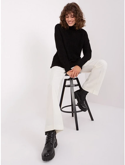 Sweter BA SW model 19014701 czarny - FPrice Sweter BA SW model 19014701 czarny - FPrice