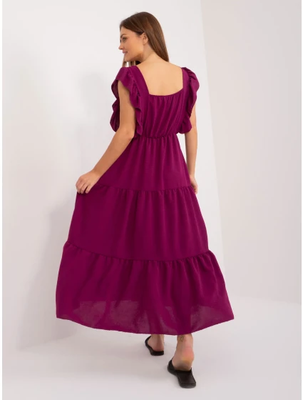 DHJ SK 8352 Šaty.04 tmavo fialová DHJ SK 8352 Šaty.04 tmavo fialová