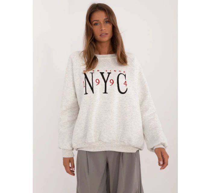 Bluza EM BL model 20499609 jasny szary - FPrice Bluza EM BL model 20499609 jasny szary - FPrice