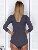 Dámske body EN BO 4296.03 tmavo šedé