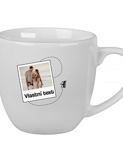Personalizovaný keramický hrnček s objemom 400 ml s fotografiou a cestovateľským motívom