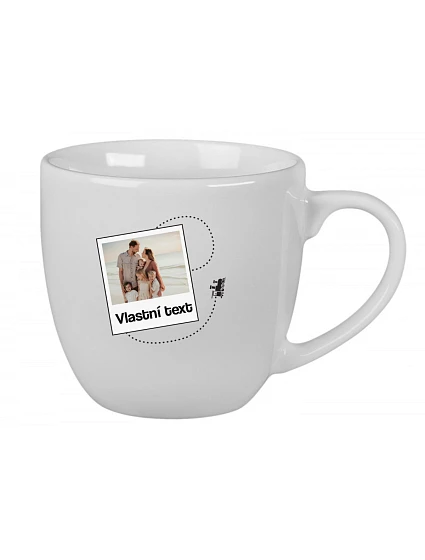 Personalizovaný keramický hrnček s objemom 400 ml s fotografiou a cestovateľským motívom Personalizovaný keramický hrnček s objemom 400 ml s fotografiou a cestovateľským motívom