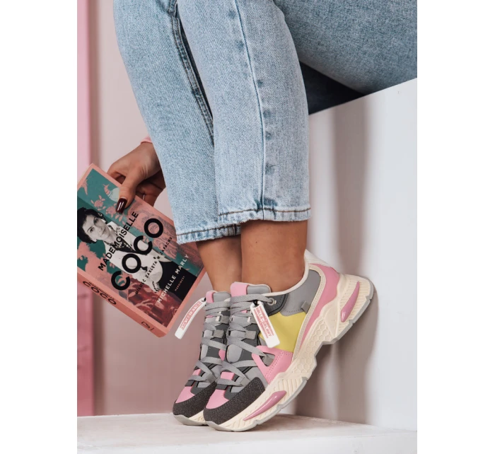 Dámské sportovní tenisky grey Dstreet model 21983965 - FashionStreet