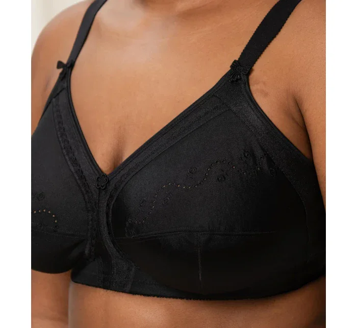 Dámska podprsenka Doreen + Cotton 01 N - BLACK čierna - Triumph Dámska podprsenka Doreen + Cotton 01 N - BLACK čierna - Triumph