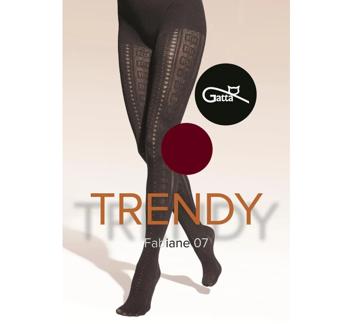 Pančuchy Gatta Trendy Fabiane wz.07 40 den 2-4 Pančuchy Gatta Trendy Fabiane wz.07 40 den 2-4