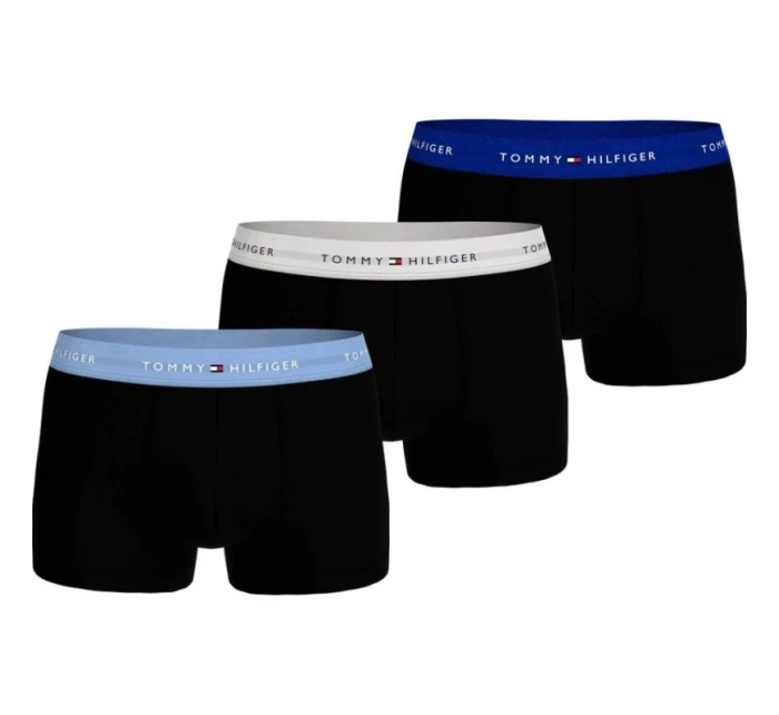 Pánské boxerky Tommy Hilfiger 3-Pack černé bavlněné pohodlné Pánské boxerky Tommy Hilfiger 3-Pack černé bavlněné pohodlné