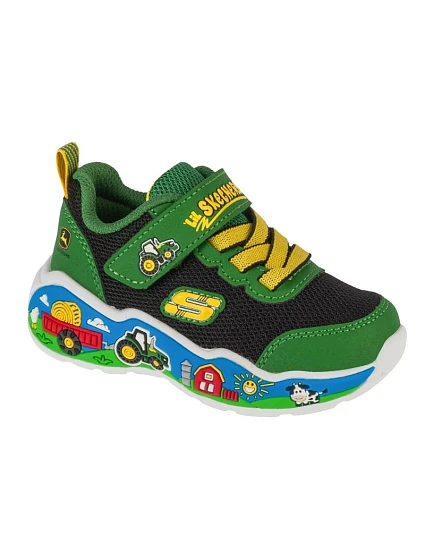 Skechers Play Scene – Barn-Squad Buddies 407065N-GNBK zelené 21