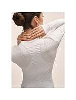 Dámske tričko Casall Maze Long Sleeve, biele Dámske tričko Casall Maze Long Sleeve, biele