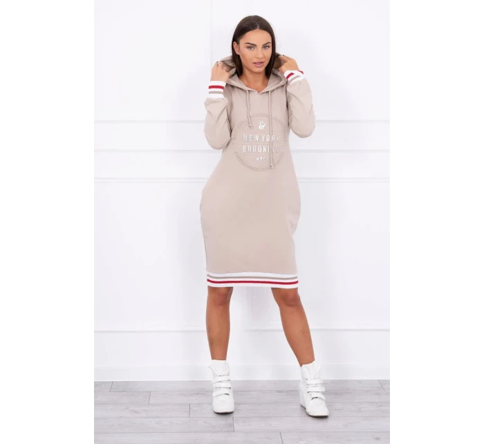 Béžové šaty Brooklyn