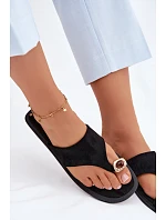 Dámské ploché žabky s ozdobným detailem Fedira