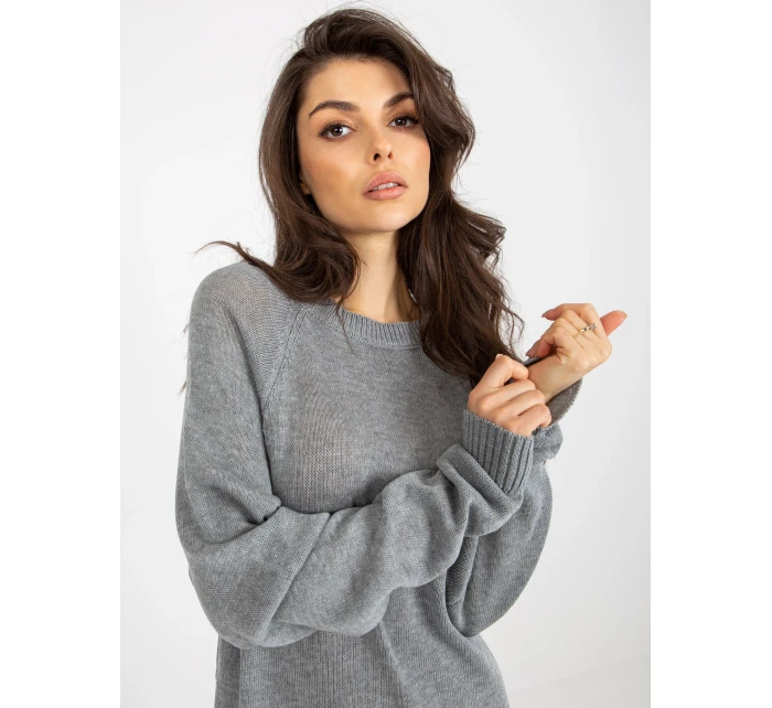 Dámsky sveter BA SW 9005 .36P sivá - FPrice